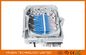 24 Kern-Faser-Optikverteilerkasten für ungeschnittenes Kabel, mittlerer Faser-Spleiß-Kasten des Spannen-Zugangs-FTTH