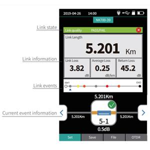 1310/1550nm SM Testbereich 5m-60Km Mini OTDR 9 in 1 Tester mit APC UPC SC/FC/ST/LC Adapter 3