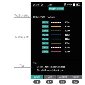 1310/1550nm SM Testbereich 5m-60Km Mini OTDR 9 in 1 Tester mit APC UPC SC/FC/ST/LC Adapter 5