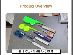 ST FC LC SC 2,5 mm Glasfaserverbindungsreiniger Stift, Ein-Klick-Reiniger Stift 800 Mal