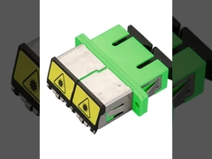 Metallverschluss Glasfaser-Adapter SC/APC zu SC/APC Simplex Duplex OS2 Einzelmodus mit Flansche