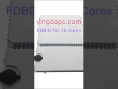 FDB0216J 16 Ports FTTH 1*8 PLC Splitter Optical Distribution Box IP65 Indonesien Telecom 2 Türen Grau