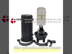 GJS-9501B 144 Kerne Wärmeschrumpfkuppel Glasfaser Splice Schließung 1 Oval 4Ports Arial Pole Wandmontage