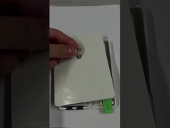 2 Kern SC Glasfaser-Rosette für Glasfaser an die Wohnung Innenwand mit Kassette montiert