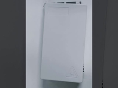 FTTH Glasfaserabschlussbox ABS Weiß 4Fasern für Flat Drop Kabel im Innenraum