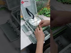 FDB0224M IP65 LC APC Duplex Adapter 2x32 Glasfaser Splitter Box