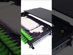 1U 19 Zoll Schieberegler Montage Glasfaser Patch Panel 12 Port LC Duplex Schublade ODF