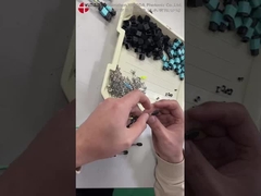 Polarität B 12 Glasfaser-MTP MPO APC Weibliche zu männliche Patch Cord Truck Kabelmontage