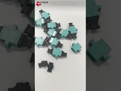 MPO-Adapter OM3 MM Schnelloptischer Adapter Auqa mit niedrigem Verlust für das Dockingsystem des Rechenzentrums