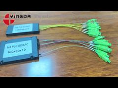 Faseroptischer PLC-Splitter ABS-Modul mit SC APC 0,9 mm Kabel