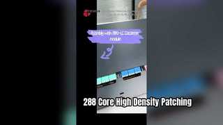 Hochdichte 288-Kern-MPO-MTP-Glasfaser-Patchpanel-Lösung