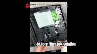48-adrige Glasfaser-Splitterbox für den Außenbereich, IP65-FTTH-Lösung