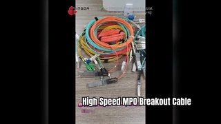 Hochdichtes MPO-zu-SC-Breakout-Kabel für 40G-Verbindungen