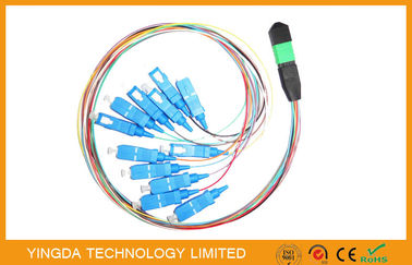 kaufen SC Hydra 12 Strang Fiber Kabel Montage MTP MPO Patch Cord für FTTX Online-Herstellung