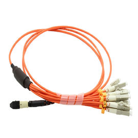 kaufen LC-Simplex-MTP-MPO-Kabel OS19 / 125UM 12-Faser-Bündelkabel Vakuumverpackung Online-Herstellung