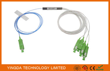 kaufen 1*4 SC/APC Blockless Blockformat-900um FTTH PON passive ODN LSZH 1Meter Zöpfe PLC-Teiler- Online-Herstellung