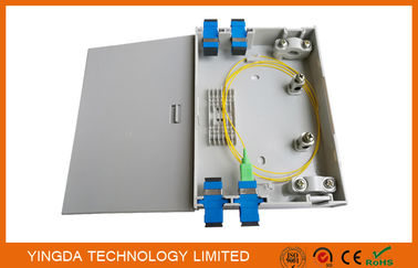 kaufen Faser-Optikbeendigungs-Kasten des Wand-Berg-FTTH, Innenplastik-ABS-PC 2 Hafen-Faser-Optikkasten Online-Herstellung
