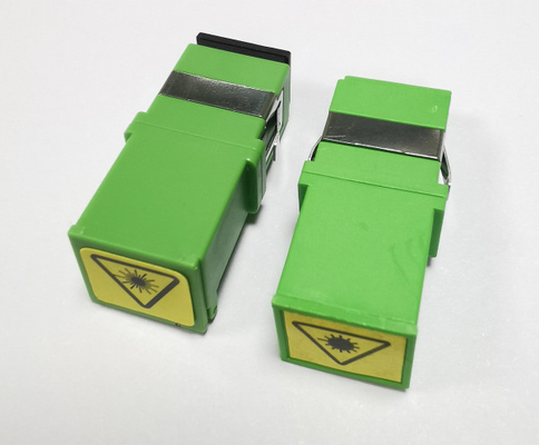 kaufen Faser-Optikadapter Inspektionssimplexfensterladen Sc APC ohne Flansch-Grün Online-Herstellung