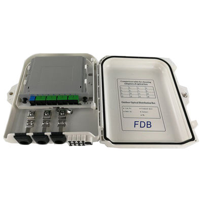 kaufen 8 Faser-Beendigungs-Kasten-Schrauben-Innenverschluß der Hafen-FTTH im Freien für Teiler LGX-Modul-1x8 Online-Herstellung