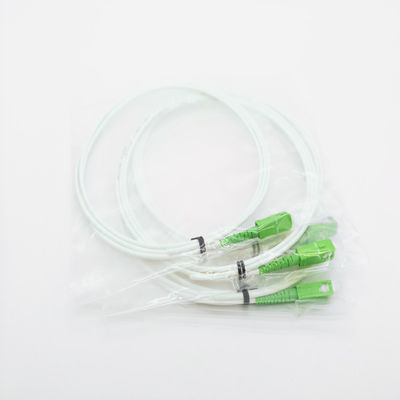 kaufen Lichtwellenleiter-Zopf Sc APC Weiß G657A2 LSZH des Monomode--Simplexbetrieb-3mm Online-Herstellung