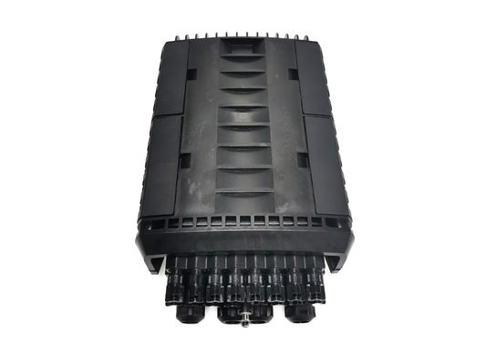 kaufen IP68 16Ports FTTH schwarzer pp. Teiler-im Freien gemeinsame Schließung der Transceiverkabel-Faser-Optikspleiß-Schließungs- Online-Herstellung