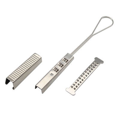 kaufen Metall-Edelstahl-Drop Wire Clamp Kabel Installation Kits für 2x5mm Flat Drop Kabel Online-Herstellung