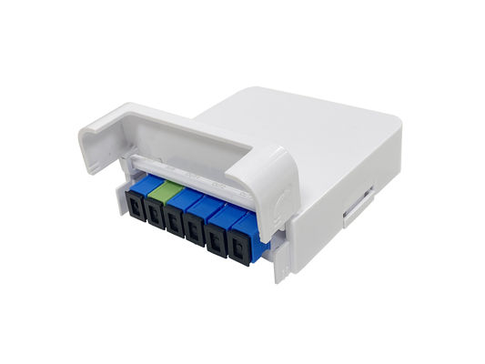 kaufen ISO-Fiberoptic Termination Box Splitter Module Cassette Box 1*5 Mini PLC Splitter Box Online-Herstellung