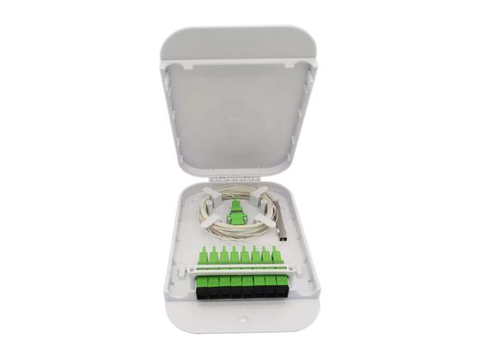 kaufen FTTH Indoor Optic Terminal Box 8 Ports Kassettenmodul 1*8 Mini PLC Splitter Box Online-Herstellung