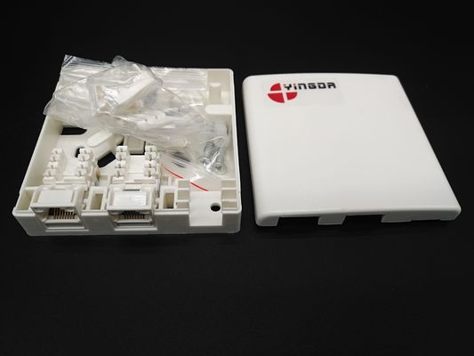 kaufen 86Type RJ45 Netzwerk Glasfaser-Rosette für Glasfaser an die Hauswand Online-Herstellung