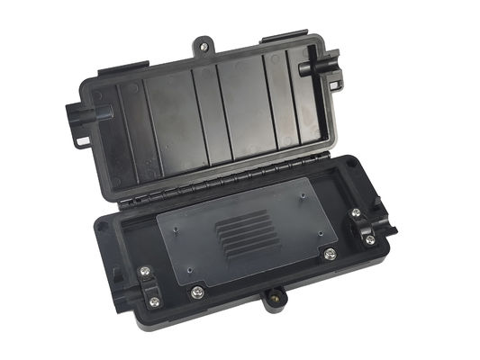 kaufen FRB-6A Glasfaser Splicing Box 12 Kerne 1in1out Splice Schließung Schwarz IP65 Wandmontiert Online-Herstellung