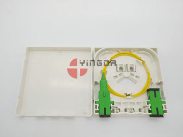 kaufen  2 Hafen-Faser-Optikbeendigungs-Kasten mit SC-/APCzöpfen u. Adapter-Antifeuer Anti-UV Online-Herstellung