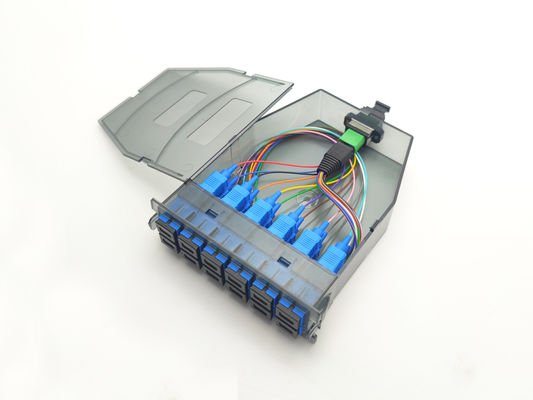 kaufen YINGDA Plastic Transparent 12 Faser MPO zu SC Modul Einzelmodus Simplex Adapter für die Kommunikation Online-Herstellung