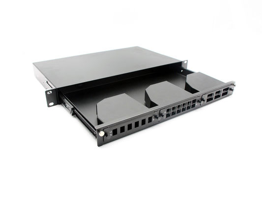 kaufen YINGDA 72 Kerne MPO Schiebetasche Typ Glasfaser Patch Panel für Rechenzentrum Verkabelung 100G 400G Online-Herstellung