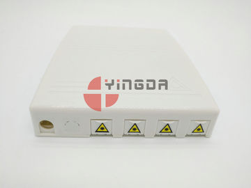 kaufen 3 Häfen 4 beendigungs-Kasten ABS der Kern-FTTH Minifür 7-10mm und 2x3mm Tropfen-Kabeleinführung ROHS Online-Herstellung