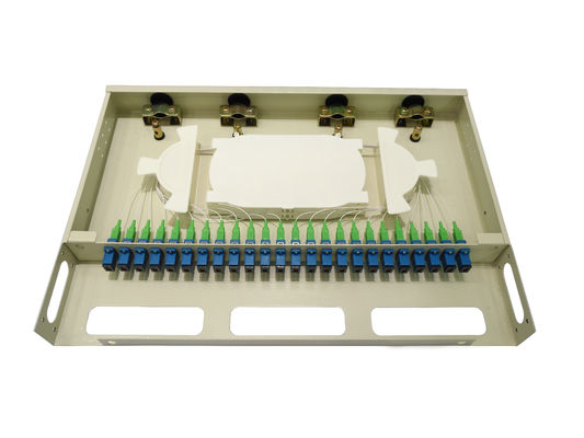 kaufen 24 Port SC Single-Mode Glasfaser-Patch-Panel für TTH FTTX FTTB ODN PON Netzwerk Online-Herstellung