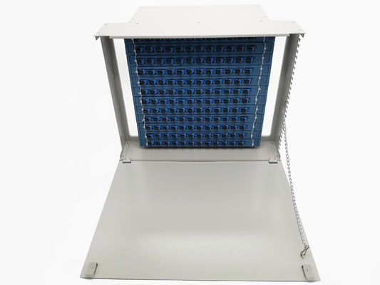 kaufen Einfach-Tür-Faseroptik-Patch-Panel Rack Mount für 12-144 SC LC FC ST Steckverbinder Online-Herstellung