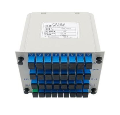 kaufen Präzisionsleistung Splitter Faser Single Mode PLC 1x32 vertikaler Typ SC UPC APC-Anschluss Online-Herstellung