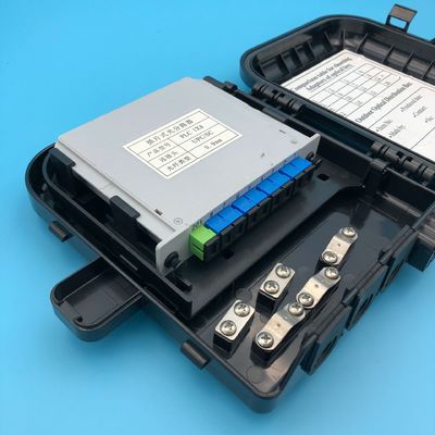 kaufen FDB0208B Glasfaserabschlusskasse für Außenanwendungen mit 2 Kabel-Eingangslöchern und 8 SC-Adaptern Online-Herstellung