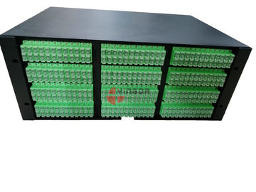 kaufen Kaltgewalzter Stahlkern-Dia-Behälter der faser-Schalttafel-288 mit Sc-Duplex-Adaptern Online-Herstellung