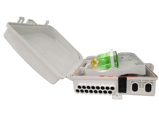 kaufen Anpassbares Logo und Lasermarkierung Glasfasersplitter für FTTH-Netzwerke 24 Kernkapazität IP65 Online-Herstellung