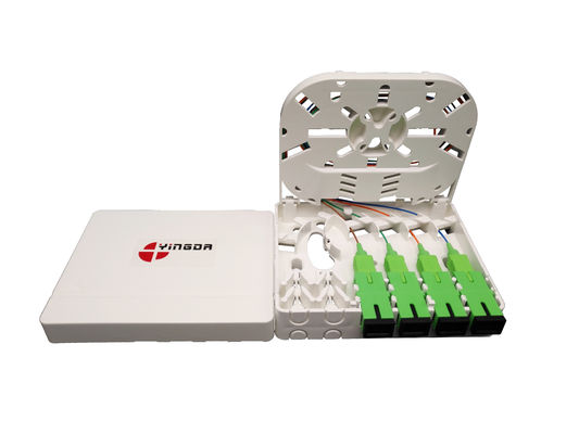 kaufen Glasfaser Endbox 4Kerne mit großem Platz für die Speicherung von Glasfaserfusion mit DIN Rail PTO Online-Herstellung