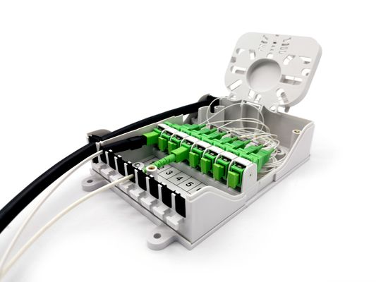 kaufen 8 Ports SC Glasfaserverteilungskiste durchlaufen Design in FTTH GPON CATV Online-Herstellung