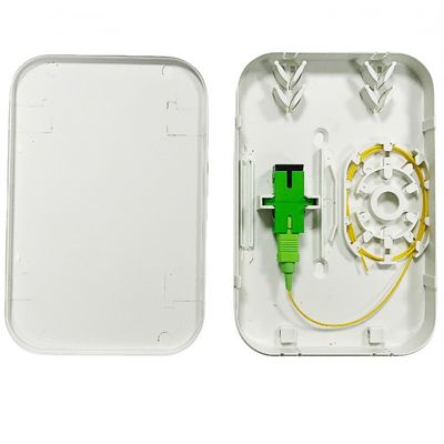 kaufen Kunststoff 1 Kern SC/APC Glasfaserauslass Steckdose Wandmontage Glasfaserabschlussbox Rossette NAP Online-Herstellung