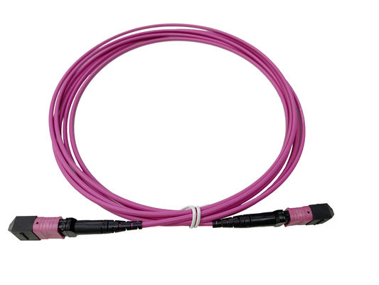 kaufen 12kern OM4 Glasfaser MTP MPO Kabel Patch Cord für optimale Netzwerkleistung Rechenzentrum Online-Herstellung