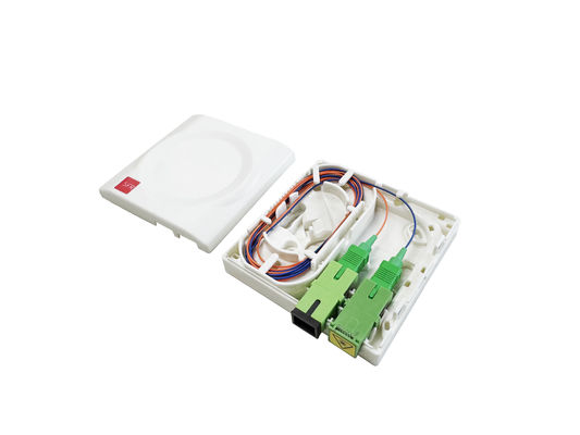 kaufen Glasfaserabschlussbox 2Cores ABS Kompakte Größe für einfache Installation Online-Herstellung