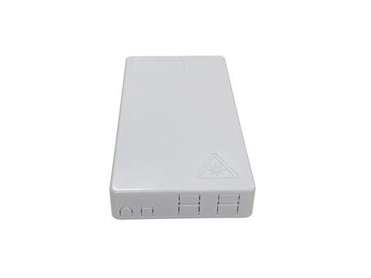 kaufen FTTH Glasfaserabschlussbox ABS Weiß 4Fasern für Flat Drop Kabel im Innenraum Online-Herstellung