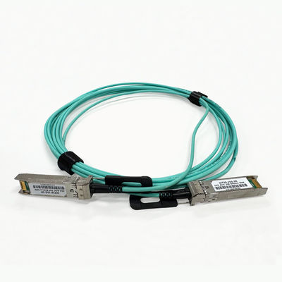 kaufen AOC-Kabel 25G SFP28 auf SFP28 5m Übertragung, OM3 300 aqua 850nm mit schwarzem Ziehen Online-Herstellung