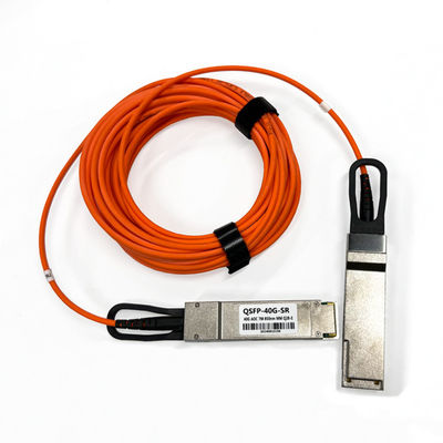 kaufen 40Gbps QSFP+ AOC Aktivoptisches Kabel Multimode OM2 1m 3m 5m 7m SFP Kabel für kurze Strecken Online-Herstellung