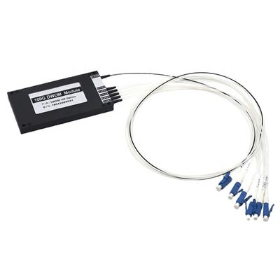 kaufen 100 GHz 1x5 DWDM Mux/Demux AWG 40 Kanal C-Band mit LC/UPC Singlemode Faser Kunststoff ABS Box Modul Online-Herstellung