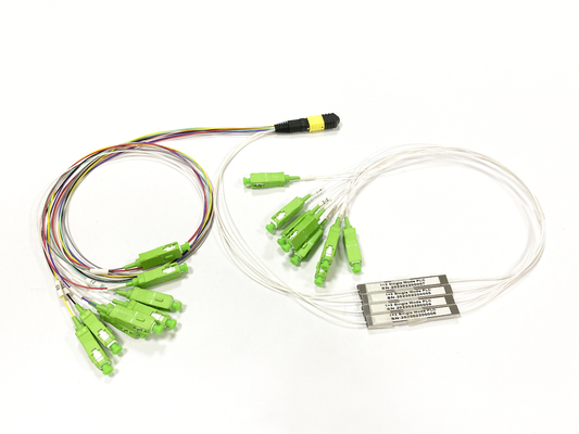 kaufen 16Cores MPO Elite PLC Splitter 8Cores MPO&8 Sca Coupler Splitter Hybrid Splitter für das Rechenzentrum Online-Herstellung